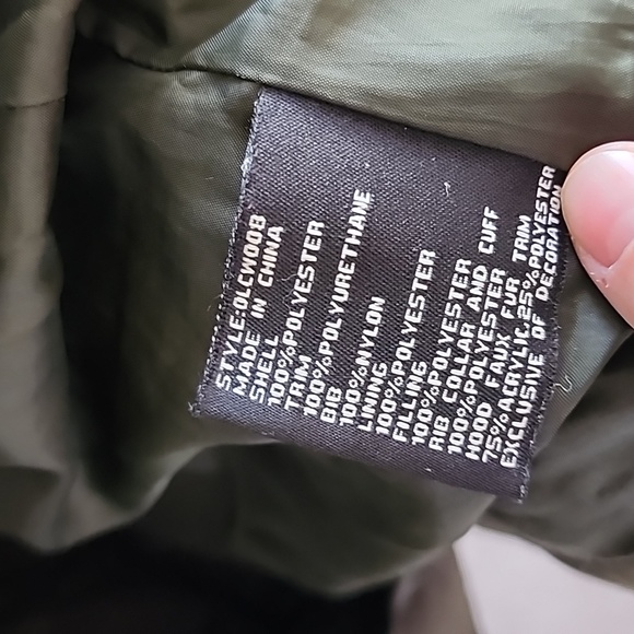 Canada WeatherGear Super Triple Goose Puffer Jacket Women S Green Coat Parka Fur - Picture 9 of 17